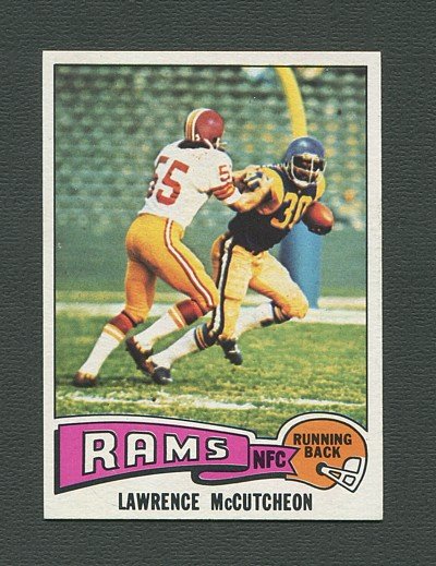 1975 Topps Football /  Lawrence McCutheon #360 /  NM-MT+