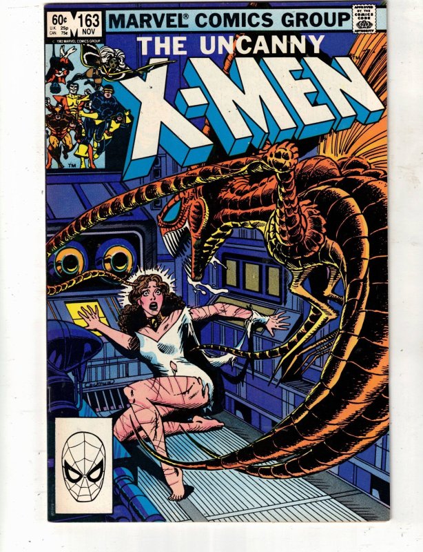 The Uncanny X-Men #163 (1982) KEY ISSUE! X-Men vs. The Brood! Super-Grade NM