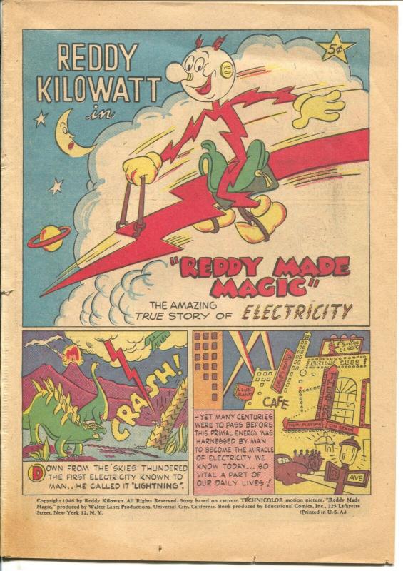 Reddy Kilowatt 1946-EC Comics-1st issue-not numbered-promo giveaway-FN-