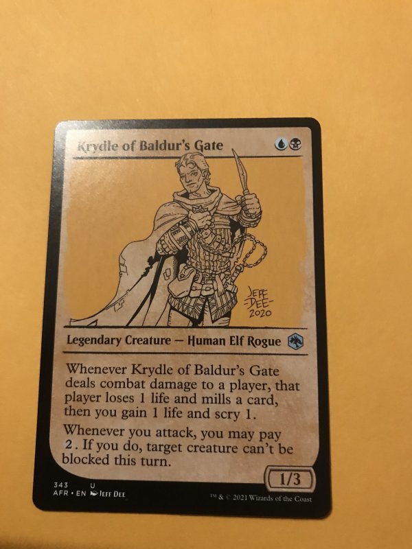 Krydle of Balder’s Gate : Magic the Gathering / Adventures in Forgotten Realm