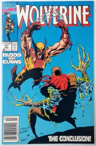 Wolverine #37 NEWSSTAND (VF/NM)(1991)