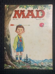 1963 MAD MAGAZINE #77 VG+ 4.5 Alfred E Neuman / Mad Calendar