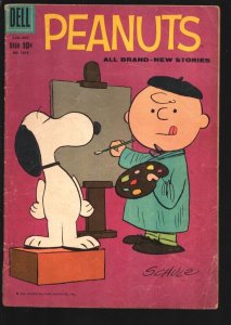 Peanuts-Four Color Comics #1015 1959-Charles Schulz cover-Charlie Brown & Sno...
