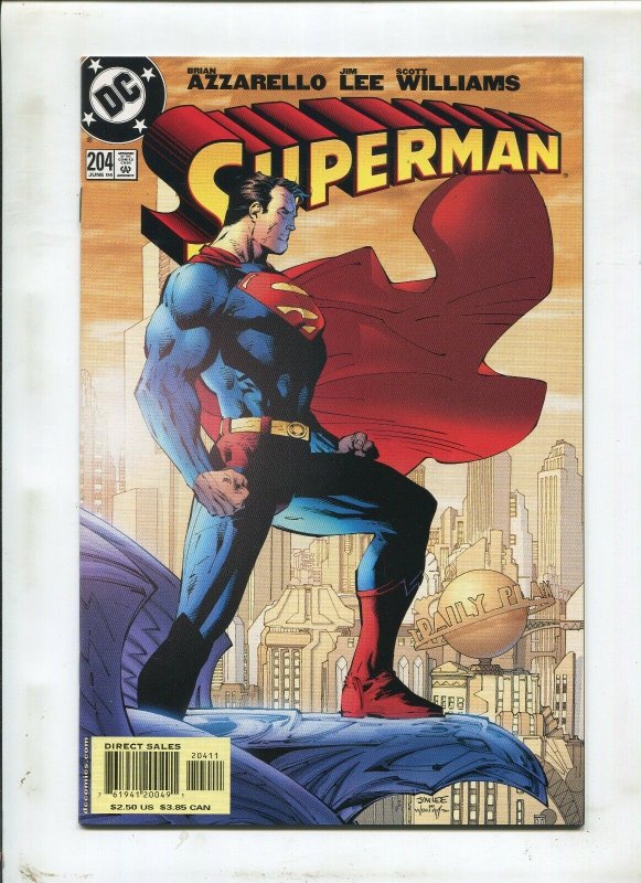 SuperMan #203-205 ~ Jim Lee Art HomeComing! ~ (Grade 9.2)WH