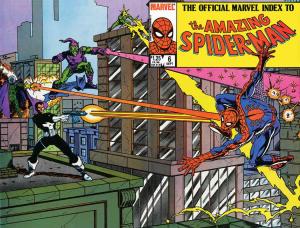 Official Marvel Index to the Amazing Spider-Man #6 FN ; Marvel
