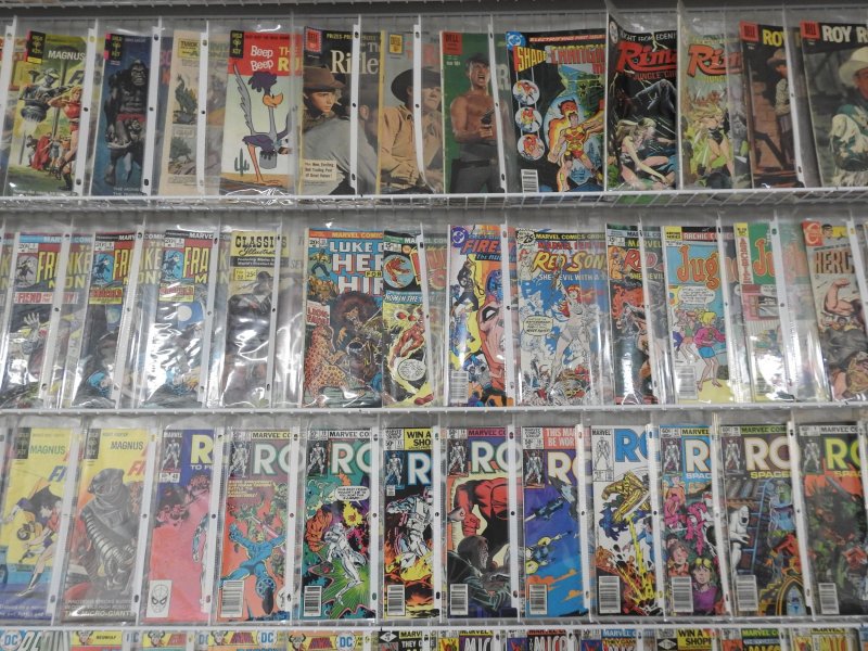 Huge Lot of 150+ Comics W/ Frankenstein, ROM, Micronauts! Avg. VG Condition!