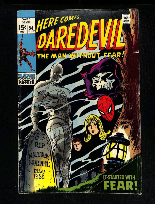 Daredevil #54 1st Appearance Second Mister Fear!