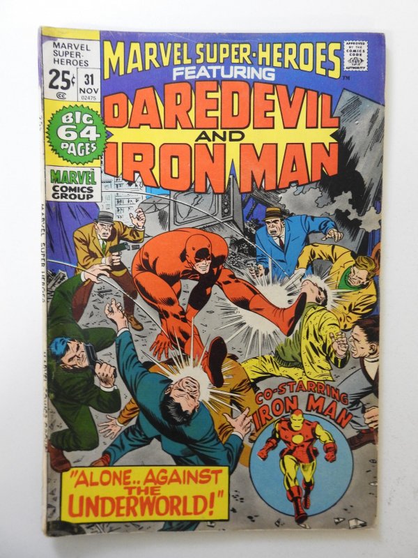 Marvel Super-Heroes #31 (1971) VG+ Condition!