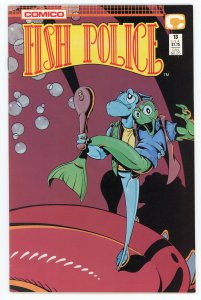 Fish Police #13 Comico VF+