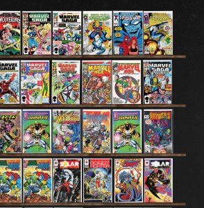 Huge Lot 150+ Comics with Marvel Comics Presents, Marvel Tales & More!