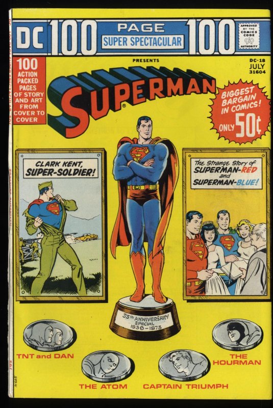 DC 100-Page Super Spectacular #18 VF- 7.5 Superman!