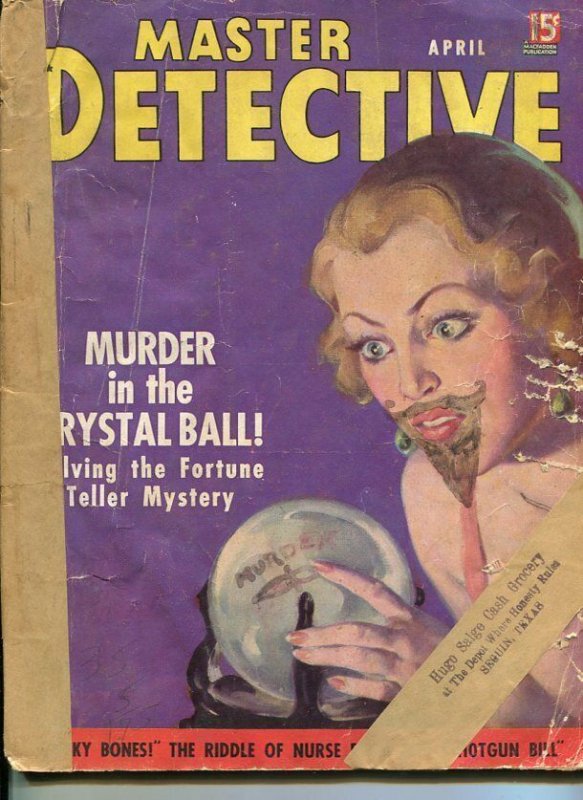 MASTER DETECTIVE-APRIL  1937-SPICY-MURDER-KIDNAP-RAPE-DALTON STEVENS COVER FR