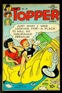 Tip Topper #25 1953- Fritzi Ritz- PEANUTS- Golden Age- FN 