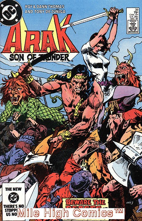 ARAK SON OF THUNDER DC 1981 Series 39 Fine Comics Book