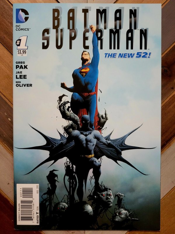 Lot of 13: Batman Superman #1-5, 7-15 Partial Run (2013) Greg Pak Jae Lee New 52