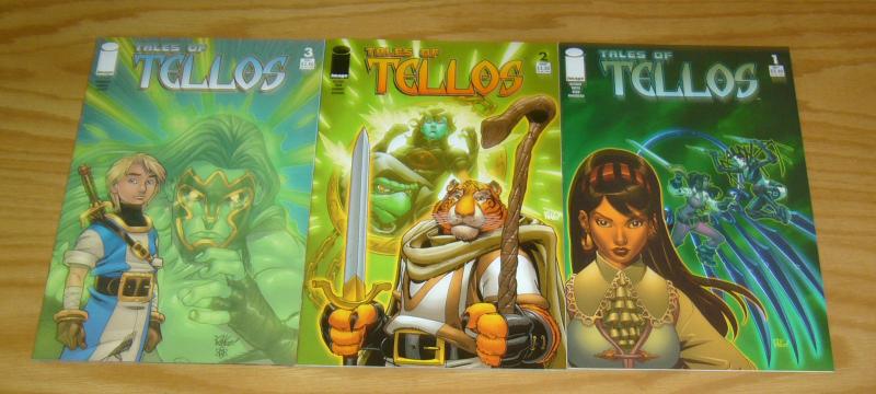 Tales of Tellos #1-3 VF/NM complete series - mike wieringo - todd dezago set lot