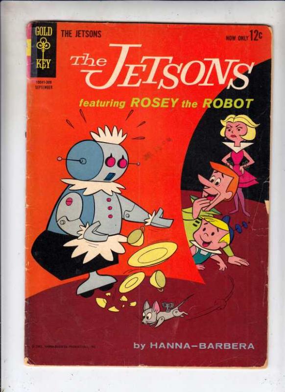 Jetsons, The #5 (Jul-64) VG Affordable-Grade George, Jane, Judy, Elroy, Rosie...