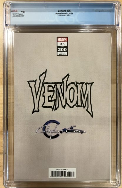 Venom #35 Crain Variant Cover D CGC 9.8