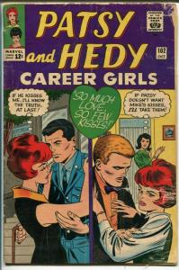 PATSY AND HEDY #102-1965-MARVEL-ROMANCE-BODY CONTACT-good