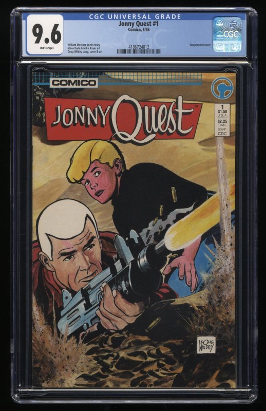 Jonny Quest #1 CGC NM+ 9.6 White Pages