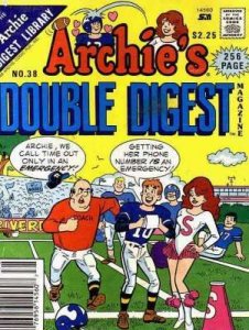 Archie's Double Digest Magazine #38 FN ; Archie | football