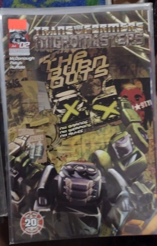 TRANSFORMERS MICROMASTERS   #2   2004 DREAMWAVE  pat lee cover