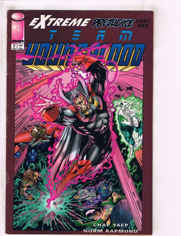 9 Team Youngblood Image Comic Books # 1 2 3 4 5 6 7 9 + Yearbook # 1 J122