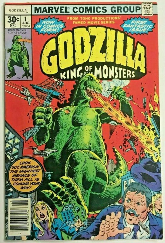 GODZILLA KING OF THE MONSTERS#1 VF/NM 1977 MARVEL BRONZE AGE COMICS