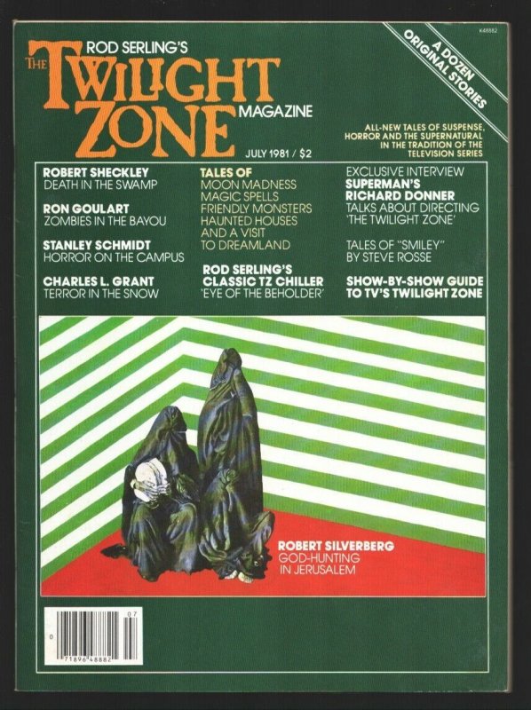 Rod Serling's Twilight Zone Magazine #4 7/1981- Robert Sheckley-Ron Goulart-P...