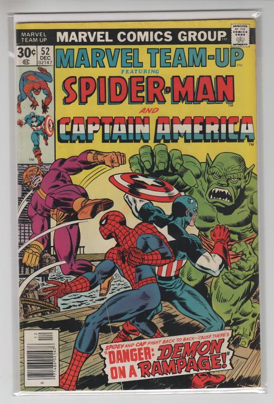 MARVEL TEAM-UP (1972 MARVEL) #52 VG/FN A98719