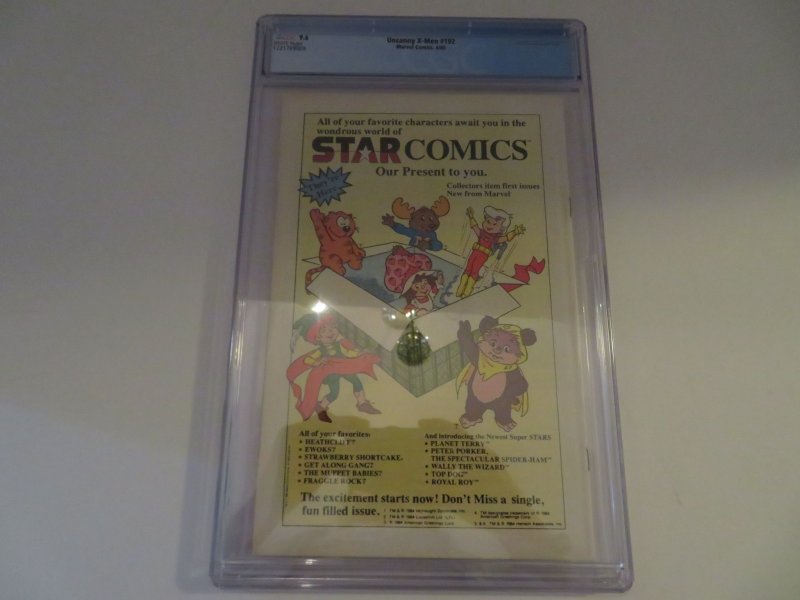 Marvel Comics The Uncanny X-Men #192 (1985) CGC Universal Grade 9.6 White Pages