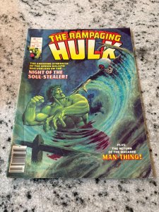 The Rampaging Hulk # 7 VF- Marvel Comic Book Magazine 6 J390