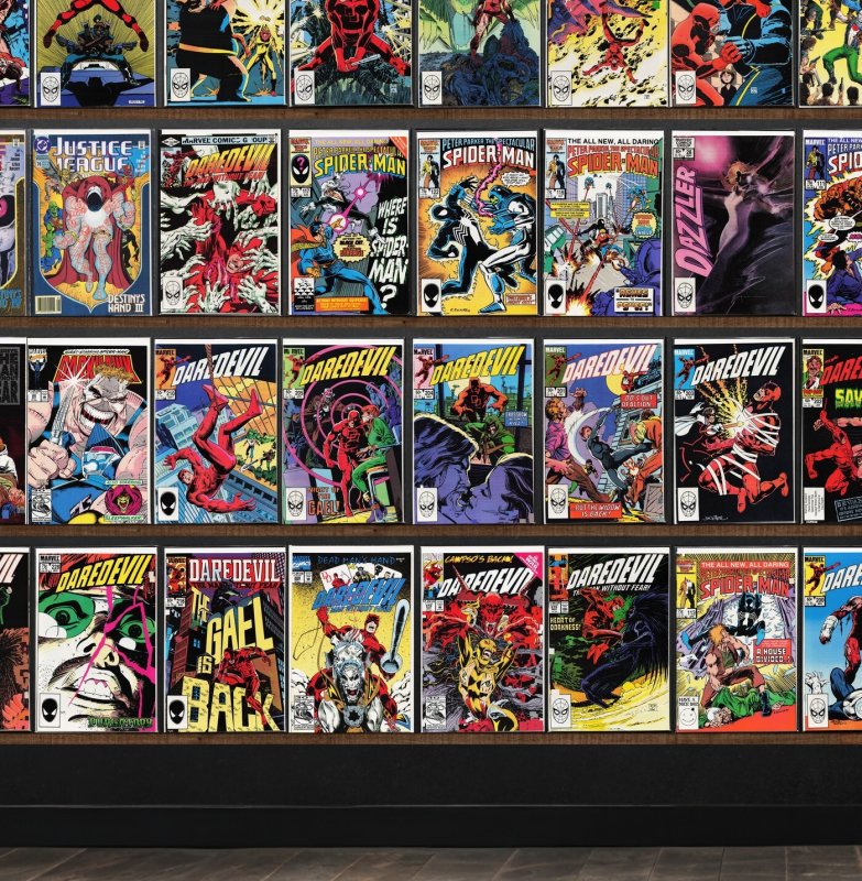 Huge Lot 150+ Comics with Daredevil, D.P.7, The Spectacular Spider-Man & More!