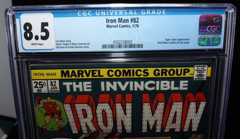Iron Man #82 (CGC 8.5) Super Apes Appearance - 1976