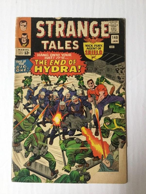 Strange Tales 140 1.8 Gd- Good- Small Poece From Cover Missing