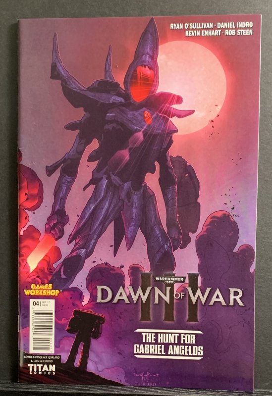 Warhammer 40,000: Dawn Of War III #4 (2017) Pasquale Qualano Variant Cover