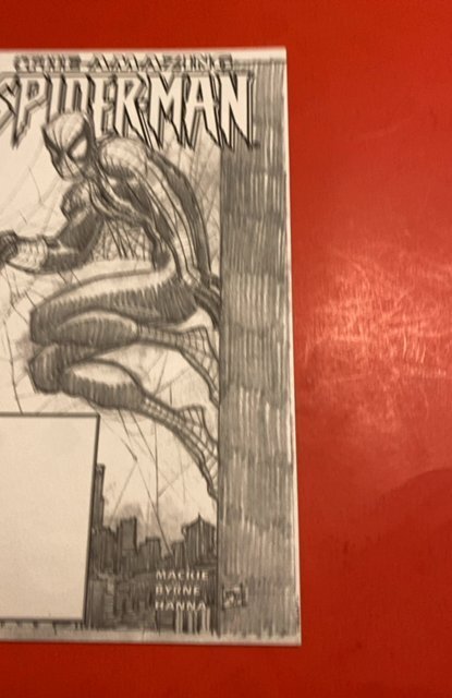 (1999) AMAZING SPIDER-MAN #1 AUTHENTIX DYNAMIC FORCE SKETCH VARIANT COVER W/COA