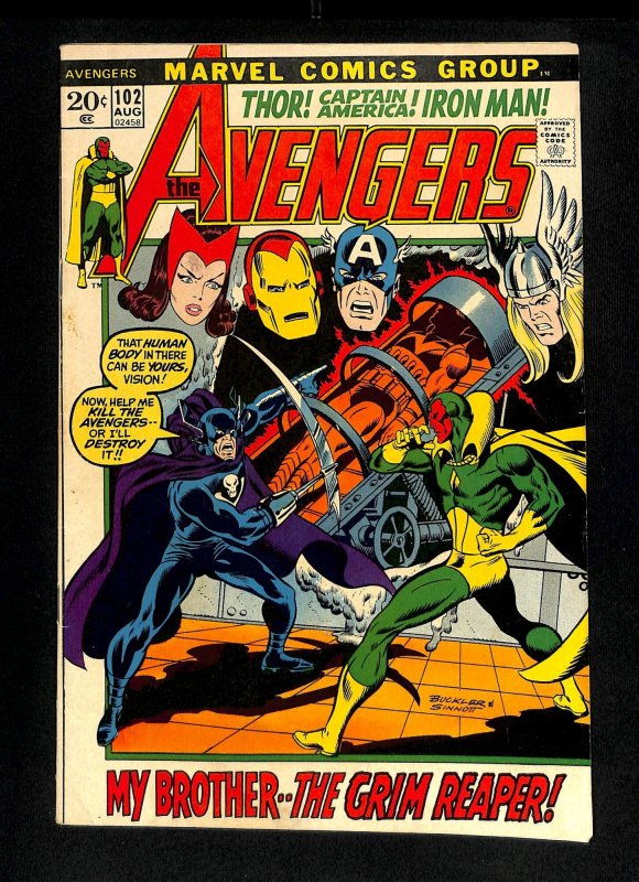 Avengers #102