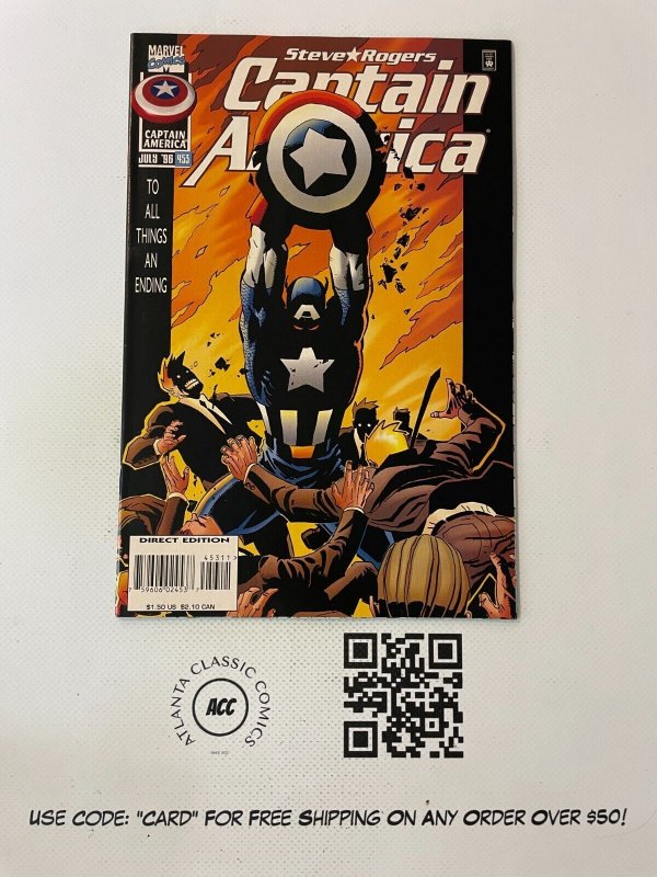 Captain America # 453 NM 1st Print Marvel Comic Book Avengers Hulk Thor 2 LP7