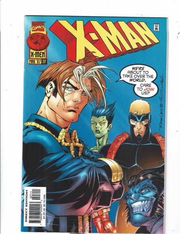 Lot Of 10 X-Man Marvel Comic Books # 21 22 23 24 25 26 27 28 29 30 X-Men J205