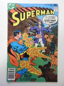 Superman #318 (1977) VG Condition moisture stain