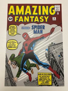 Amazing Fantasy #15 Spider-Man Marvel Comics poster by Steve Ditko