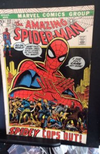 The Amazing Spider-Man #112 (1972) Spidey cops out! High-grade VF/NM Cvill CERT