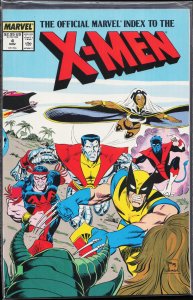 The Official Marvel Index to the X-Men #4 (1987) X-Men