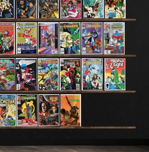 Huge Lot 150+ Comics with Excalibur, Alpha Flight, Classic X-Men & More!