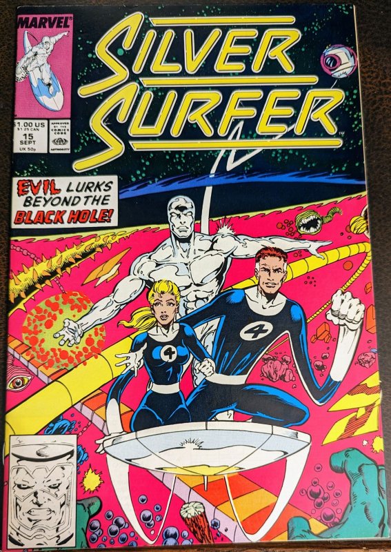 Silver Surfer #14 (1988) VF/NM 9.0 Fantastic Four Appearance