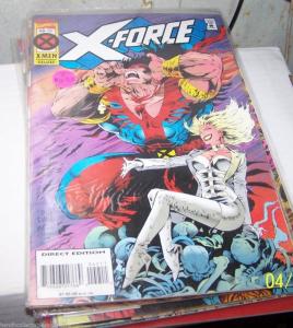 X FORCE COMIC # 42  cable  white queen x men warpath hellfire club