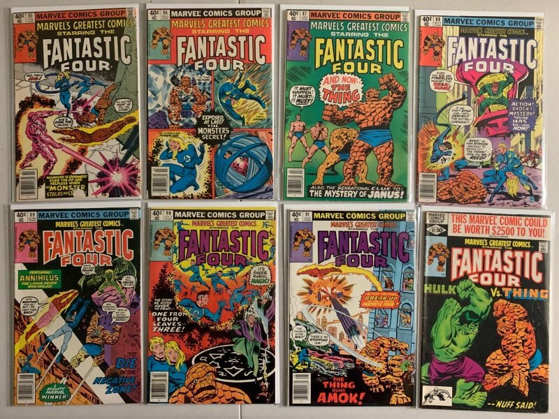 Marvel's Greatest Comics Fantastic Four reprints #33-96 50 diff (1971-81)