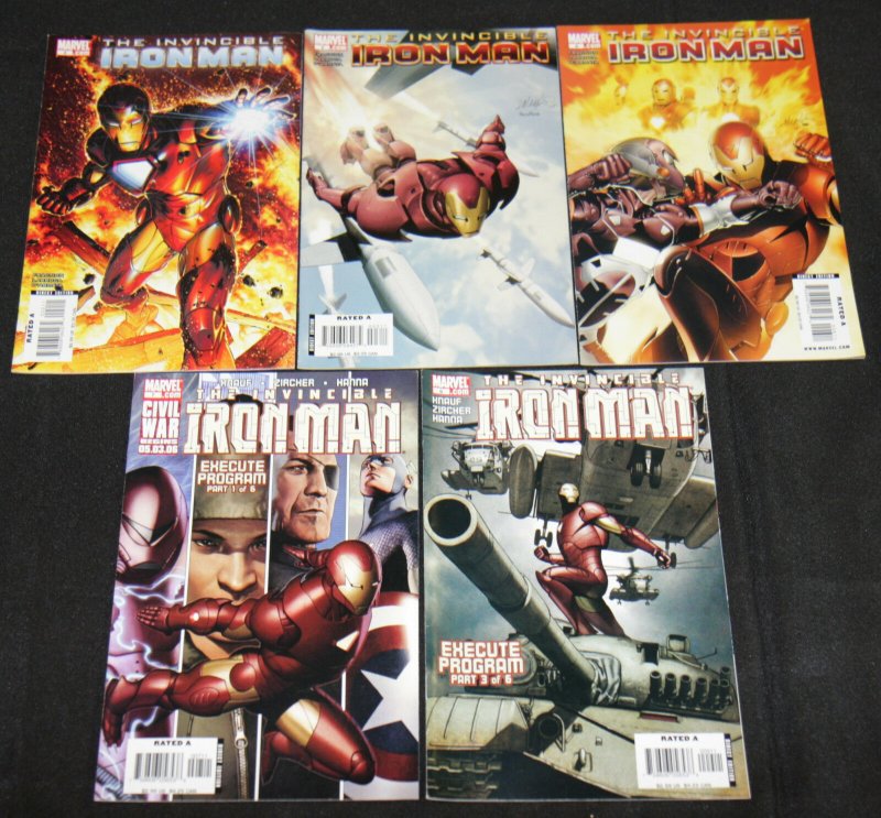 Marvel IRON MAN TITLES 34pc Mid-High Grade Comic Lot VF-NM Avengers S.H.I.E.L.D.