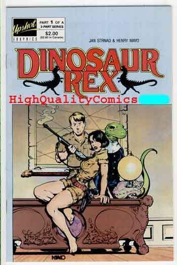 DINOSAUR REX #1, NM, Jan Strnad, T-rex, 1987, Mayo,Guns